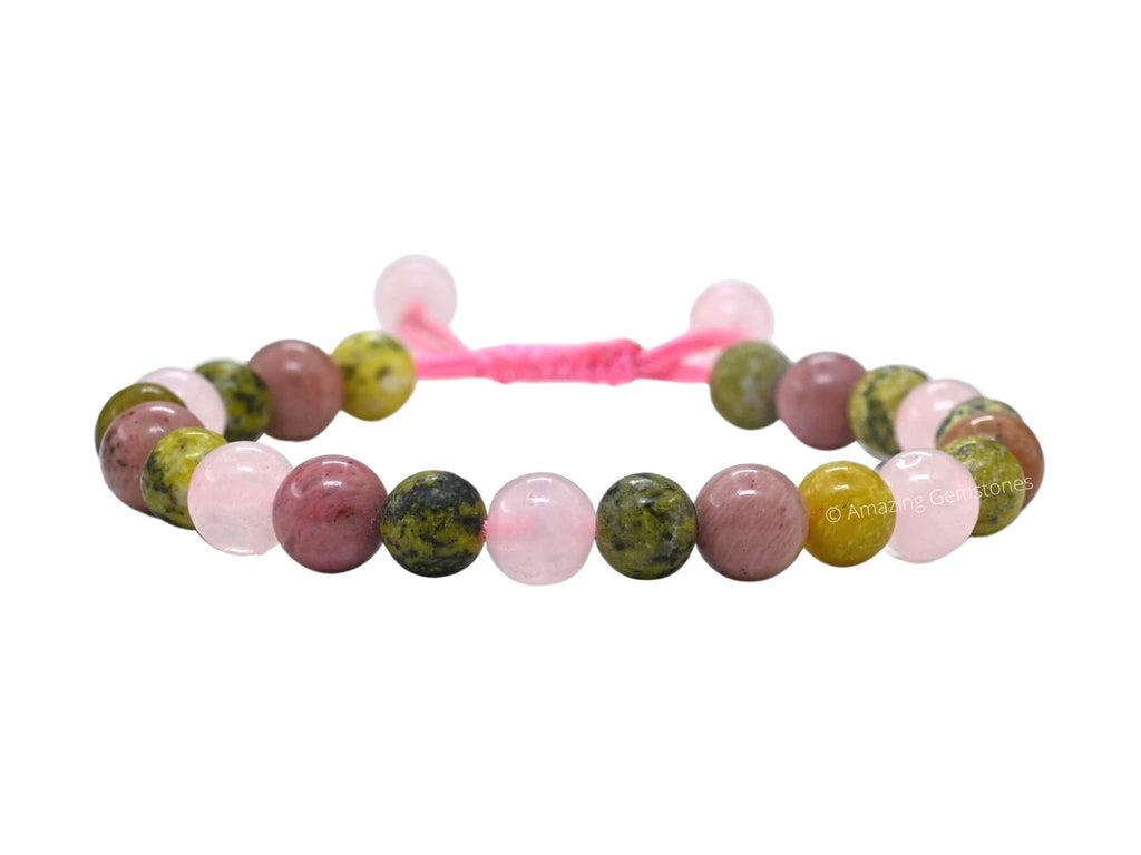 Amazing Gemstone Bracelet for Menopause - Bloodstone Lepidolite Carnelian Bracelet Set for Men Women Healing Calming Anxiety Stress Relief Gifts Pulseras Para Hombres Mujer Stocking Stuffers