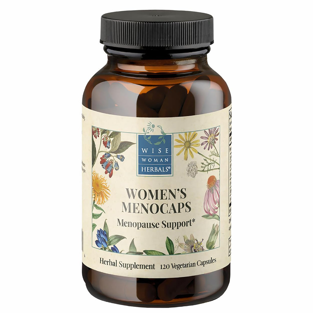 Wise Woman Herbals Menocaps: Herbal Blend, Menopause, Hot Flashes, 120 Caps