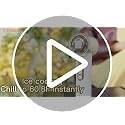 TORRAS COOLiFY iva Handheld Fan with Ice Cooler, [Chill by 50°F], 0-100 Adjustable Speed, Super Mini Powerful Portable Fan 4900mAh Rechargeable, Hand Fans for Travel Essentials,Mothers Day Gifts,Ivory