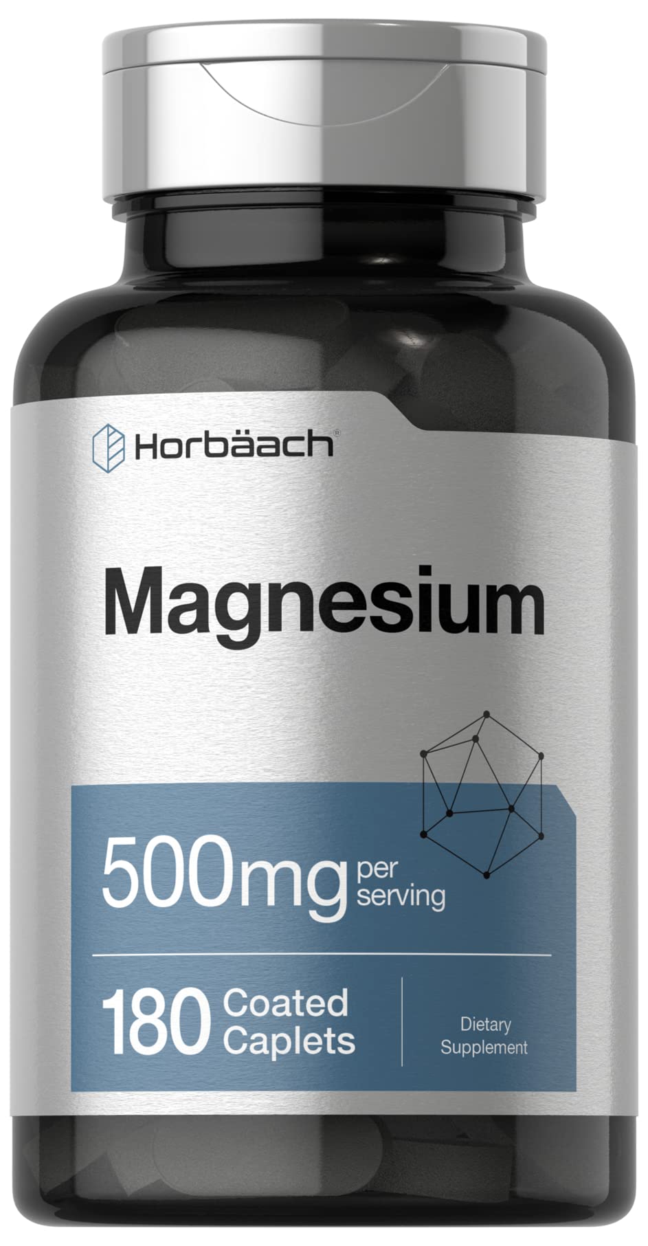 Horbäach Magnesium 500mg | 180 Caplets