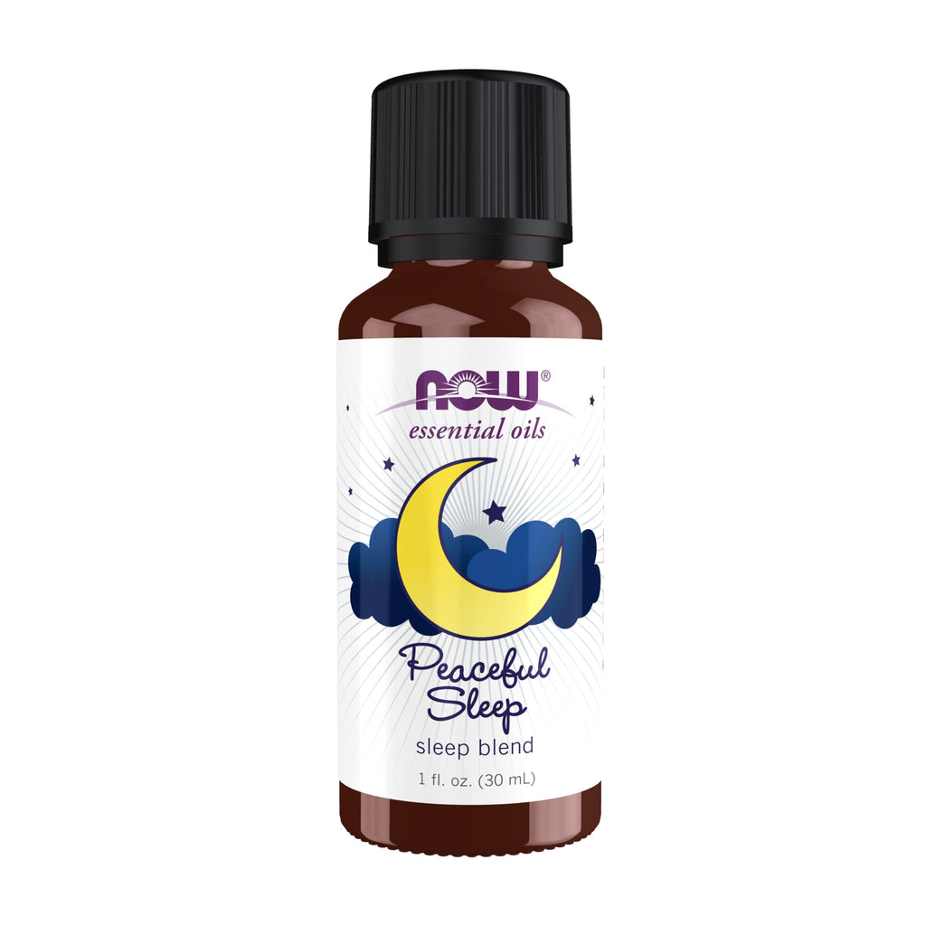 NOW Essential Oils, Peaceful Sleep Oil Blend, Sleep Blend, 1 fl. oz