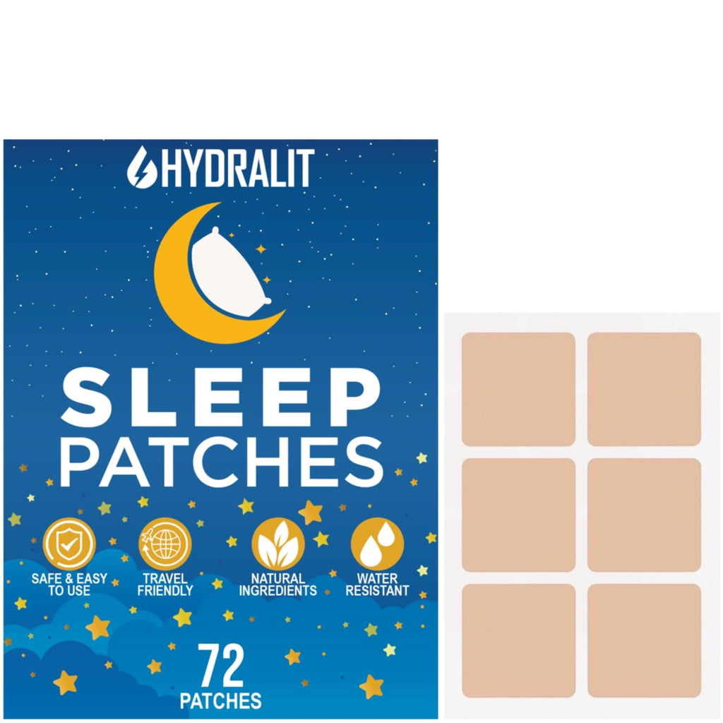 Sleep Patches for Adults Extra Strength Sleeping Aid Patch Melatonin Restful Nights Time-Released Formula Skin Jet Lag Travel Friendly Last All Night Men and Women Better Morning 72 Pack