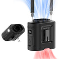 Socool 14500mAh Portable Waist Fan Clip on Belt 360 Rotation Wearable Rechargeable Personal Shirt Fan, 67H Cooling 5-Speed Battery Operated with Light, Neck Fan Hands-Free for Outdoor Jobsite Camping