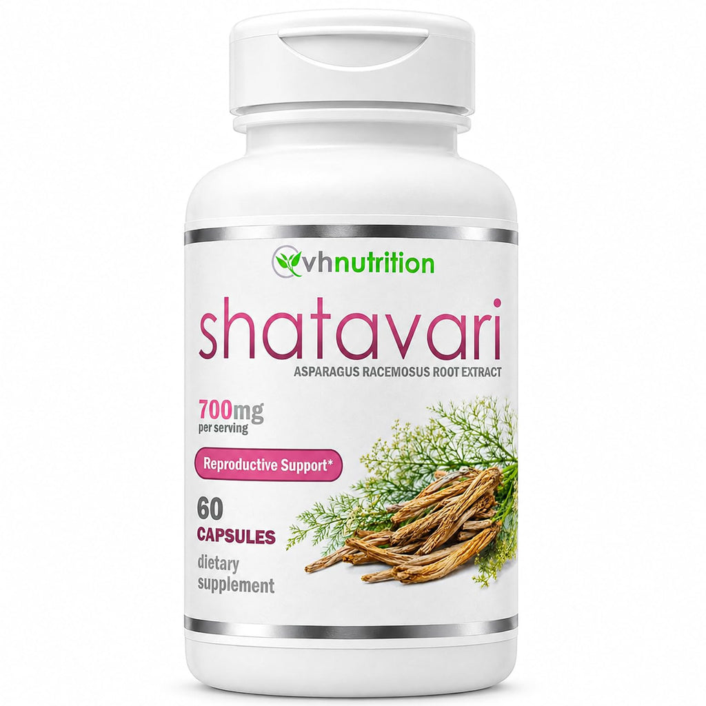 SHATAVARI | 700mg Asparagus Racemosus Extract | Female Vitality* & Rejuvenation* | Natural Estrogen Balance* | Supports Hormonal Health and Overall Well-Being | 60 Capsules