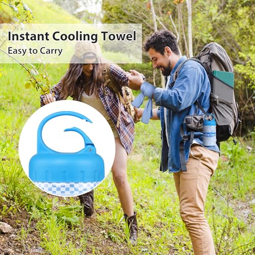 BOGI Cooling Towels for Neck and Face, Soft Breathable Cool Towel for Instant Cooling Stay Cool for Yoga, Sport, Gym, Camping, Running & More Activities