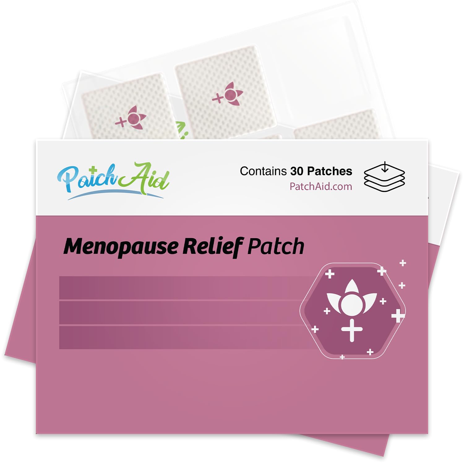 PatchAid Menopause Relief Topical Patch 30-Day Supply