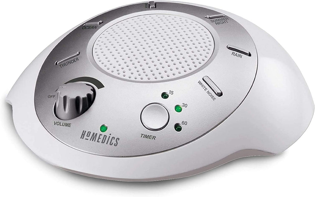 Homedics SoundSleep Beyaz Gürültü Ses Makinesi, Gümüş