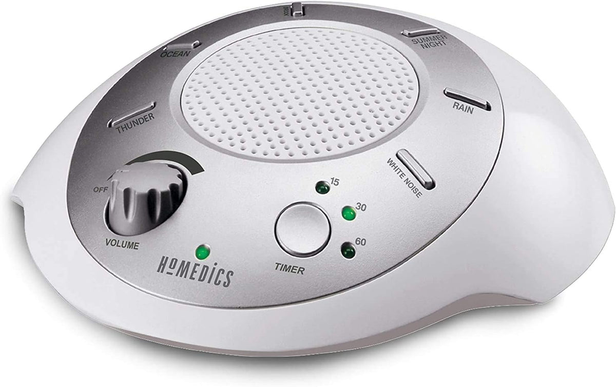 Homedics SoundSleep Beyaz Gürültü Ses Makinesi, Gümüş