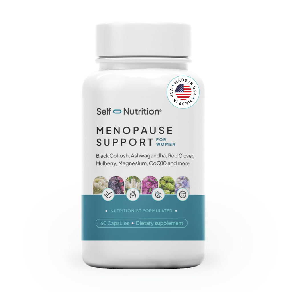 Menopause Support for Women -All-Natural, Hormone-Free Perimenopause & Menopause Support. Third-Party Tested - Hot Flashes, Mood, Energy, Sleep & More. Made in USA, 60 Capsules​.