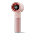 Handheld Portable Fan, 6-Speed Rechargeable Powerful Mini Fan | 5000mAh Battery Up to 15 Hours Runtime, Smart LED Display, Pocket Turbo Personal Fan for Travel, Camping, Makeup