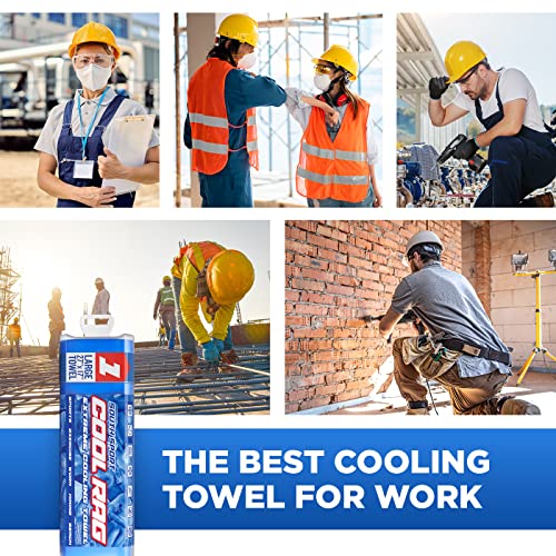 Cool Cool RAG Extreme Cooling Towel for Heat Relief - PVA Cooling Towel for Workout, Gym, Running and for Other Outdoor Sports - Cooling Rag for Neck - Cool Towel for Quick Cooling