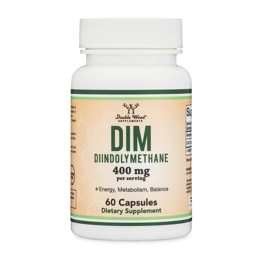 DIM 400mg, Estrogen Balance + Clear Skin, Women + Men, 60 Capsules