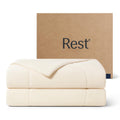 REST® Evercool® Cooling Comforter Blanket for Hot Sleepers, King/Cali King | All-season bedding to keep cool, reversible cool-to-touch fabric for night sweats, breathable, lightweight, machine washable