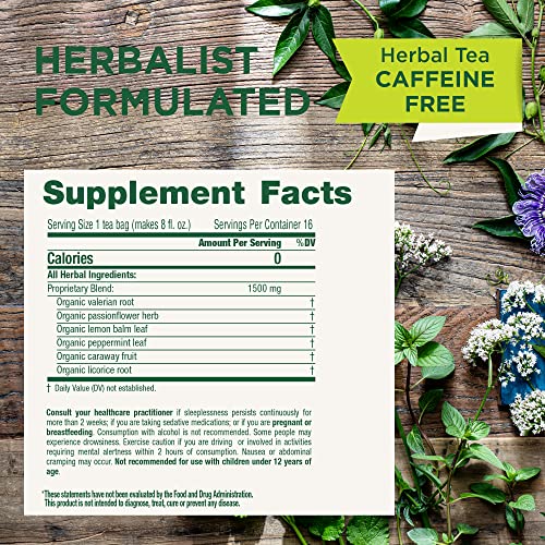 Traditional Medicinals Organik Gece Çayı Ekstra, 16 Poşet