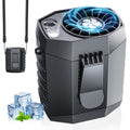 JKBOOM Portable Waist Fan, 9200RPM High Speed Wearable Fan, Mini Rechargeable Personal Fan for Jobsite & Outdoor, 25H Runtime, 25dB Quiet, Belt Fan with LED Flashlight for Men, Black