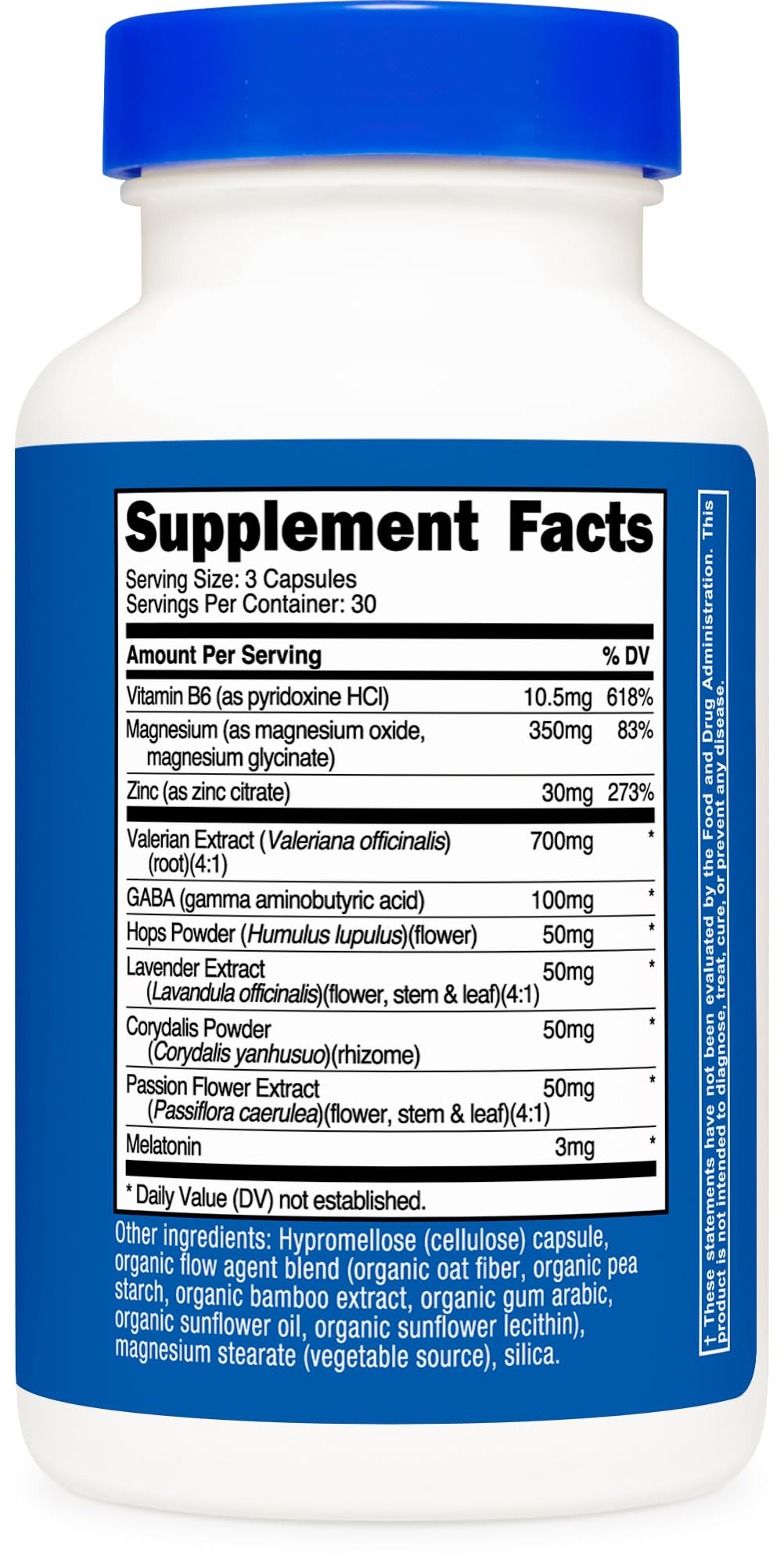 Nutricost Sleep Aid Complex 1330mg Serving (90 Capsules) - 30 Servings
