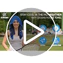 Sukeen Cooling Hoodie Towel, Cooling Towels for Neck and Face Absorbent Quick Drying, Cooling Neck Wraps UV Protection Sport Workout Camping Cycling Cooling Towel