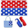 2Pcs Baseball Cooling Towels for Bogg Bag,160GSM Ice Towels | BOGG Companion | Thickened | Breathable | Sweat-Absorbing | Quick-Drying | 1 Red & 1 Blue