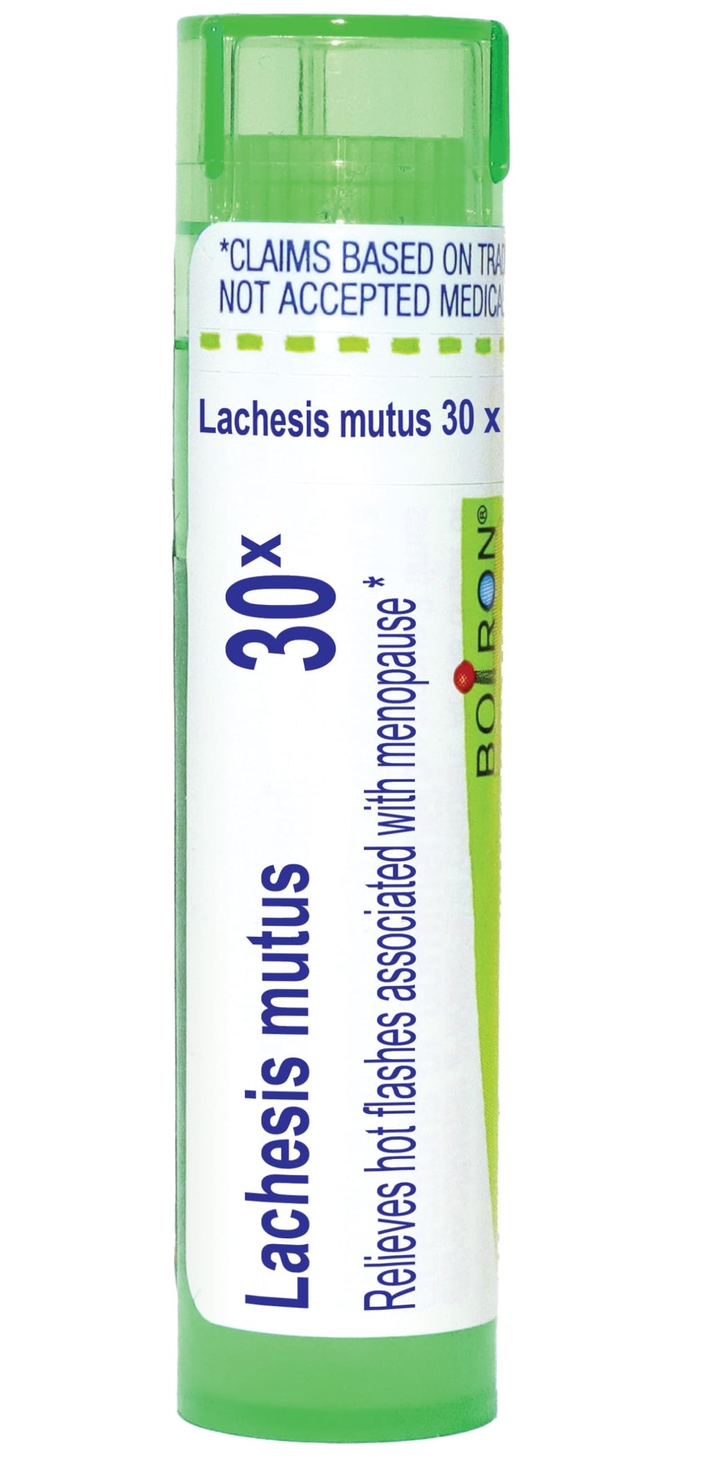 Boiron Lachesis Mutus 30X for Hot Flashes from Menopause - 80 Pellets