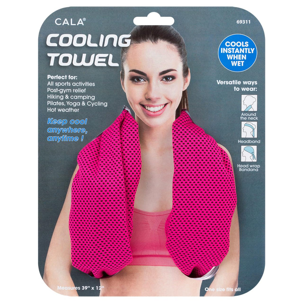 Cala Hot pink cooling towel, One Size