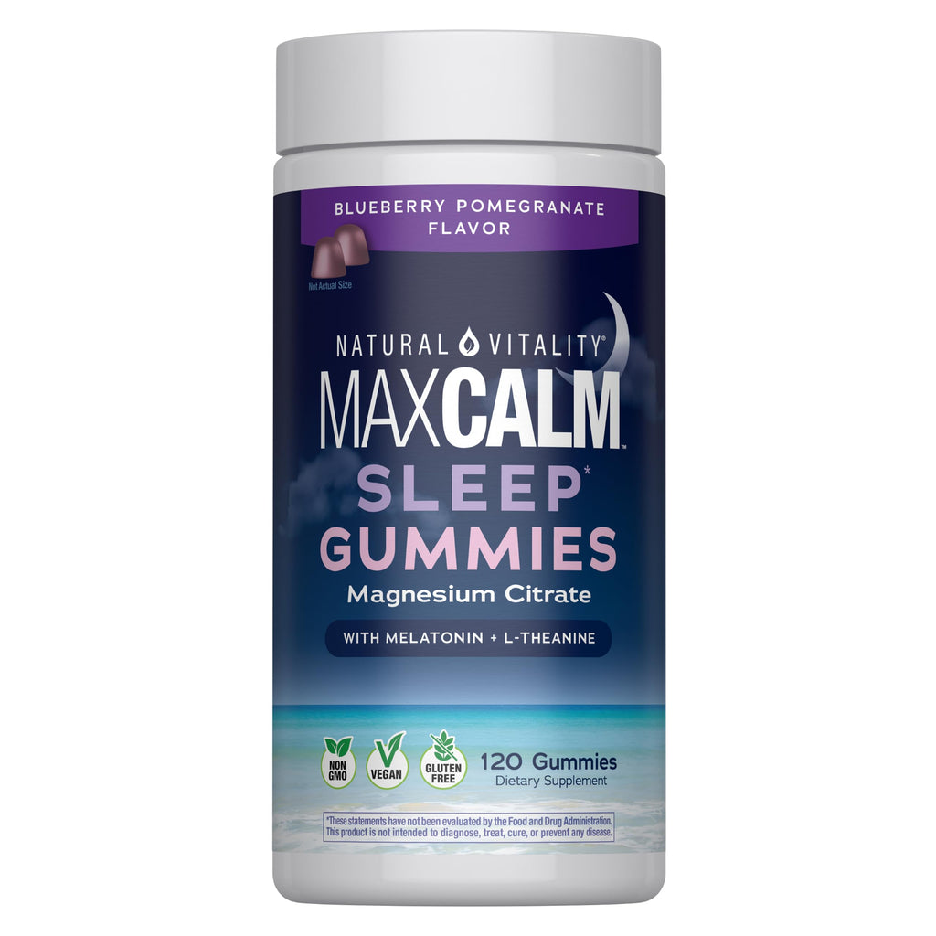 Natural Vitality Sleep Gummies | Magnesium, Melatonin & L-Theanine Formula