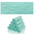 Redbaker 12 Pack Cooling Towels, Summer Wave Style, 12 x 32 in Breathable Soft Cooling Towels Bulk for Neck and Face Microfiber Ice Rags for Gym Yoga Golf Sport Running (Blue)
