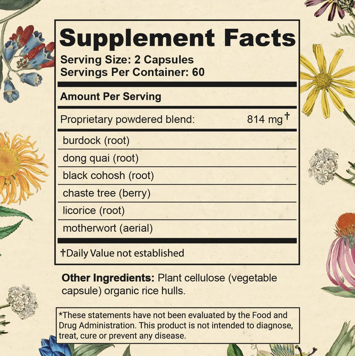 Wise Woman Herbals Menocaps: Herbal Blend, Menopause, Hot Flashes, 120 Caps