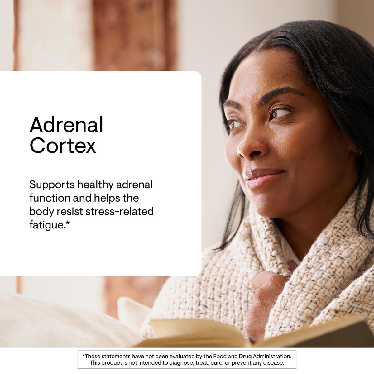THORNE Adrenal Korteks, Sığır Adrenal Bezi Takviyesi, 60 Kapsül