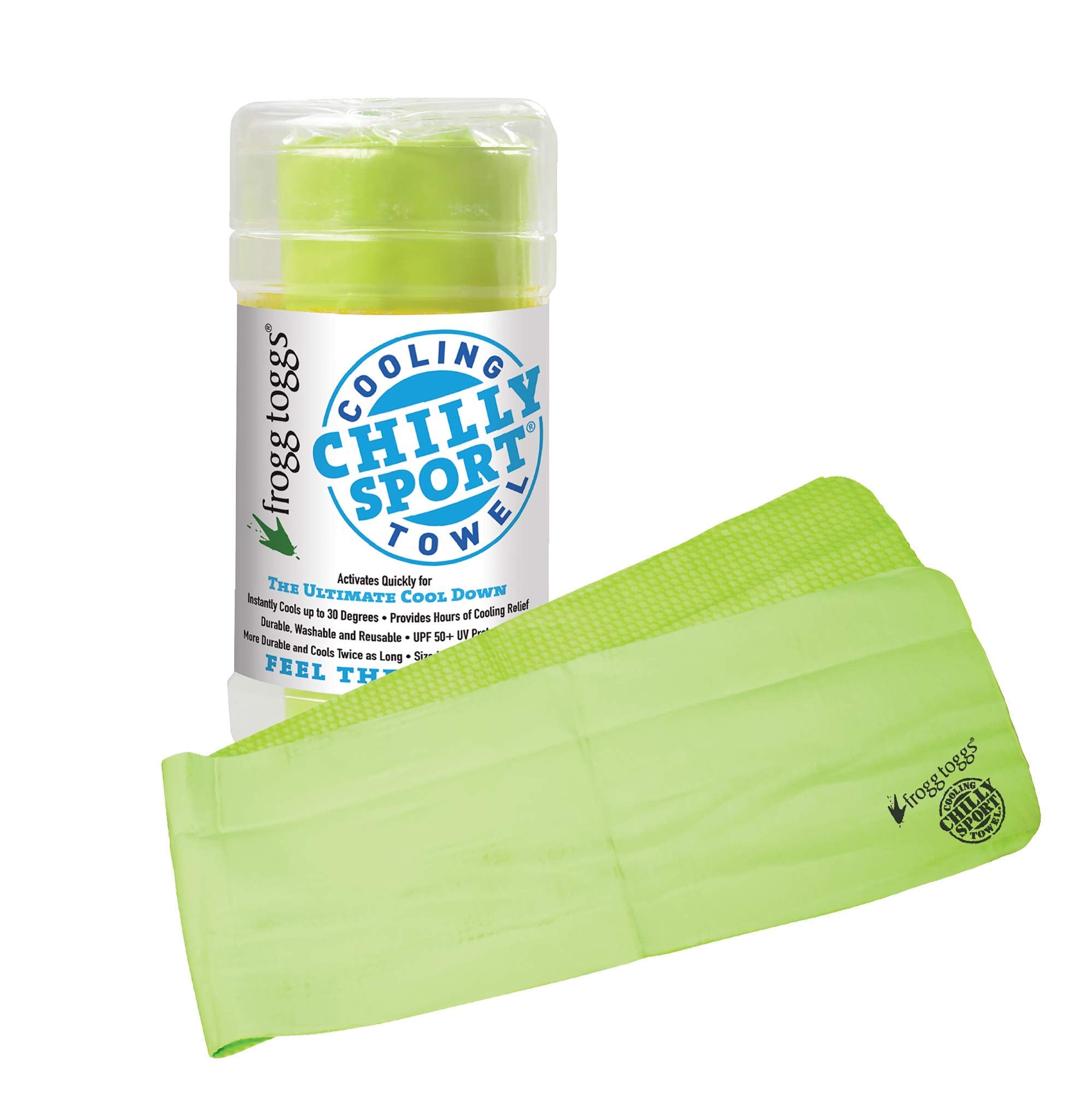 FROGG TOGGS Chilly Sport Cooling Neck Wrap & Head Band | UPF 50 sun protection, reflective details, shields you from harmful UV rays, powerful cooling technology