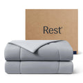 REST® Evercool® Cooling Comforter Blanket for Hot Sleepers, King/Cali King | All-season bedding to keep cool, reversible cool-to-touch fabric for night sweats, breathable, lightweight, machine washable