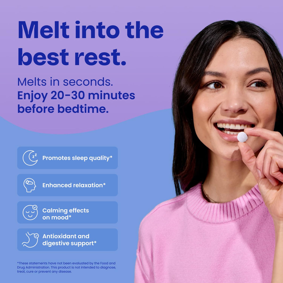 Neuro Sleep & Recharge Meltaway Mints, Mixed Berry, 72 Count