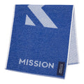 MISSION Instant Cooling up to 8 Hours Enduracool+ Performance Towel, UPF 50, Fast Drying, for Outdoors, Running, Sports, Hiking, Camping, Gym (Cobalt Blue, Medium)