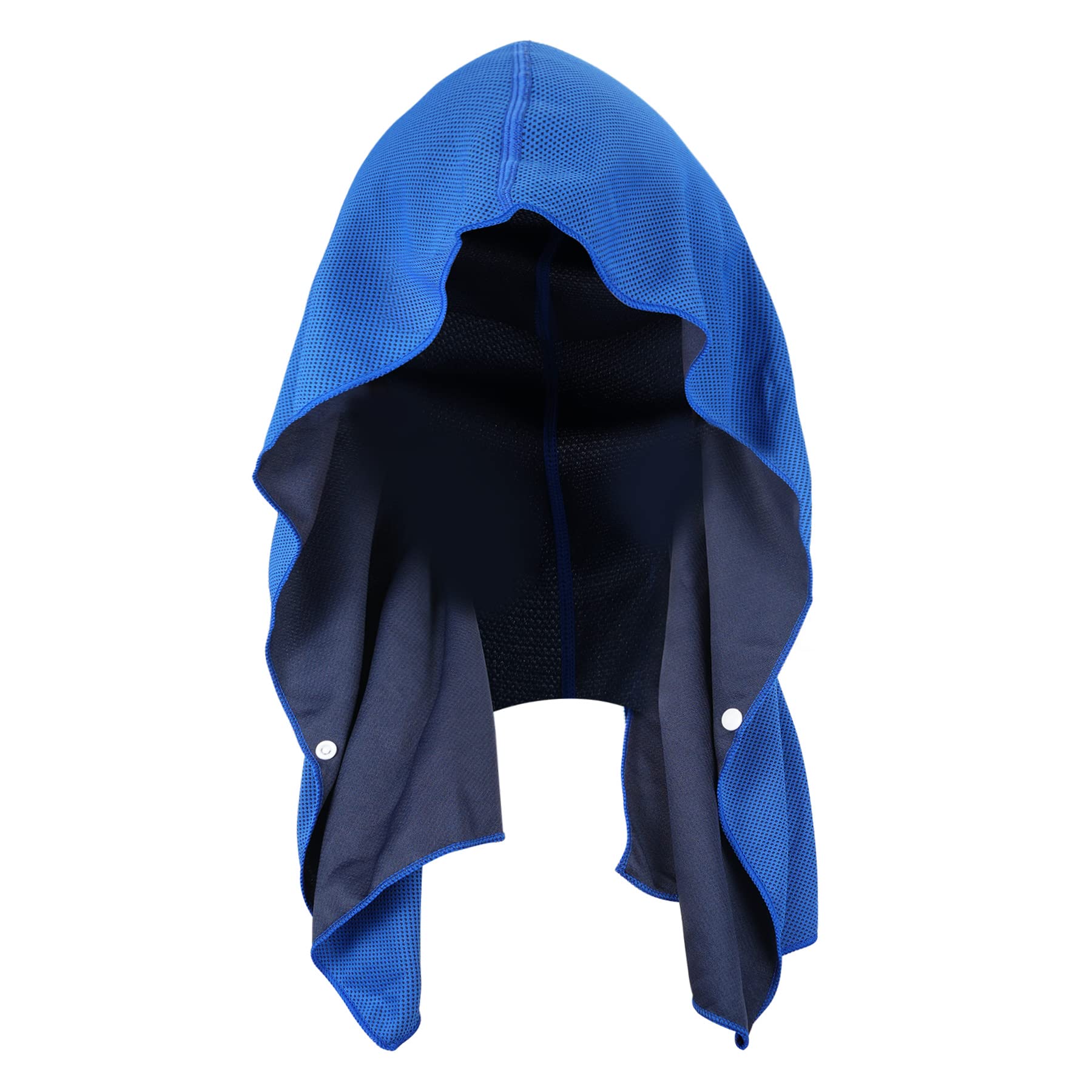 Sukeen Cooling Hoodie Towel, Cooling Towels for Neck and Face Absorbent Quick Drying, Cooling Neck Wraps UV Protection Sport Workout Camping Cycling Cooling Towel