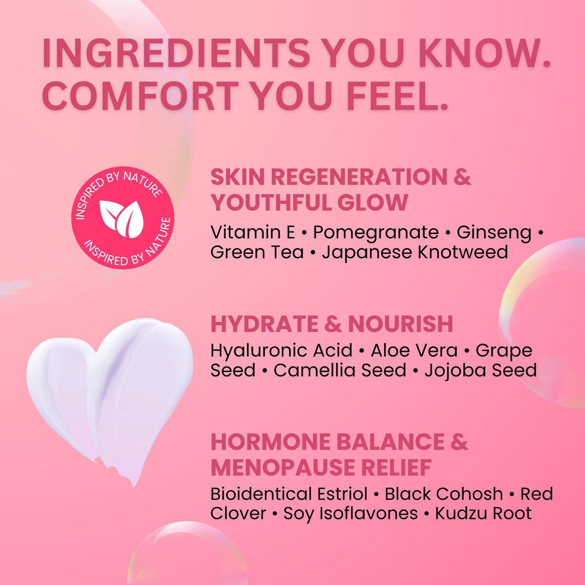 Estro+ Face Cream for Woman | Bioidentical Hormone Support & Synthetic Estriol Free Skin Hydration | For PMS & Menopausal Comfort & Skin Firmness – 4.23 oz (3 Month Supply)