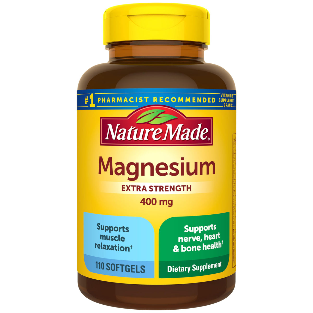 Nature Made Magnesium Oxide 250 mg, 100 Tablets