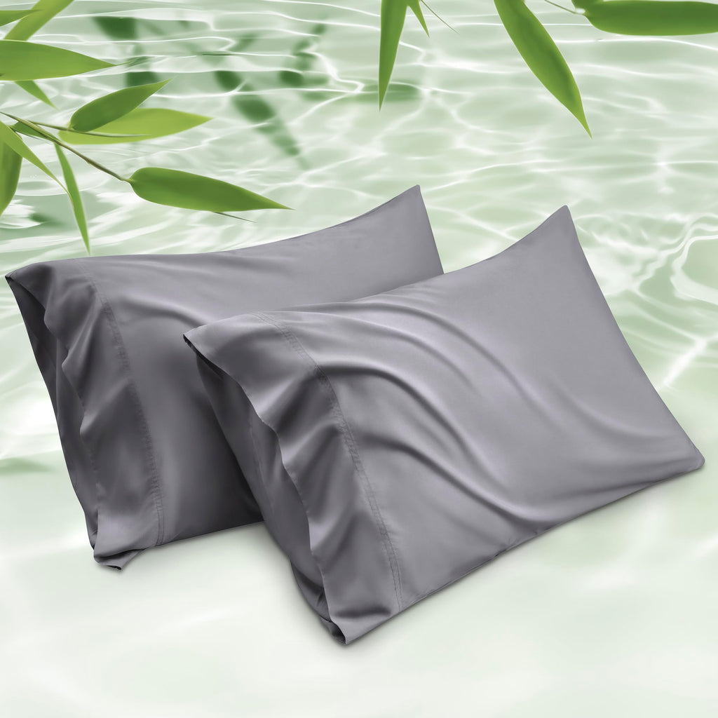 Bedsure PureWoven Pillow Cases Queen Set of 2, Rayon Derived from Bamboo