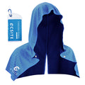 CSITE Cooling Hoodie Towels, Instant Cooling Towels for Neck and Face, UPF 50 Sun Protection, Ice Towel for Hot Weather, Head Towel for Sports, Camping, Cycling & More Activities