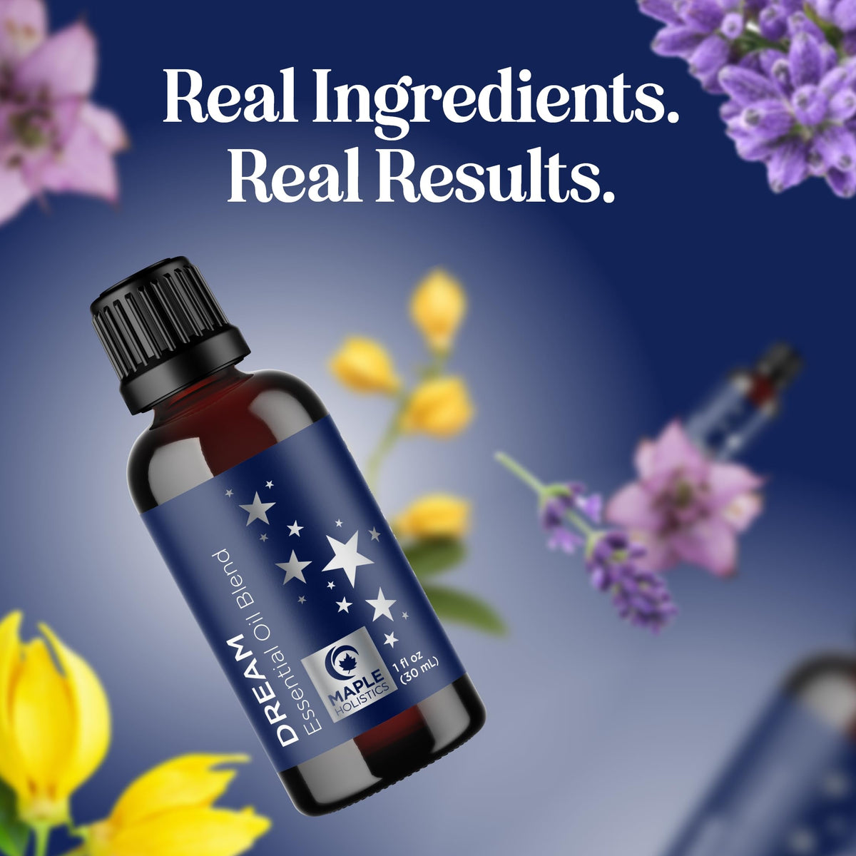 Sleep Essential Oil Blend for Diffuser - Dream Essential Oils for Diffusers Aromatherapy and Relaxation with Clary Sage Ylang-Ylang Roman Chamomile and Lavender for Sleep Time Support (1 Fl Oz)
