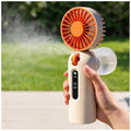 Weljoy Portable Mist Fan Blows Cold Air, 115ml Water Tank, IceMask Cooling Tech, 4000mAh 15H Battery, Handheld Fan for Beach, Music Festivals, Theme Parks, Sports, Outdoor Events, Travel, Summer Gift