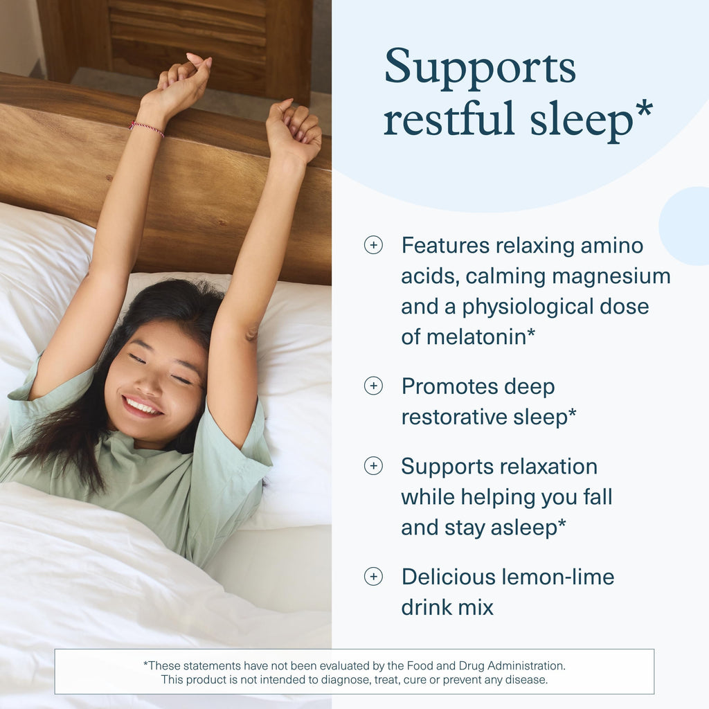 Youtheory Sleep Nighttime Powder - Powder for Circadian Rhythm Support & Stress Relief* - Contains L-Theanine & Glycine - 6 oz (30-Day Supply)