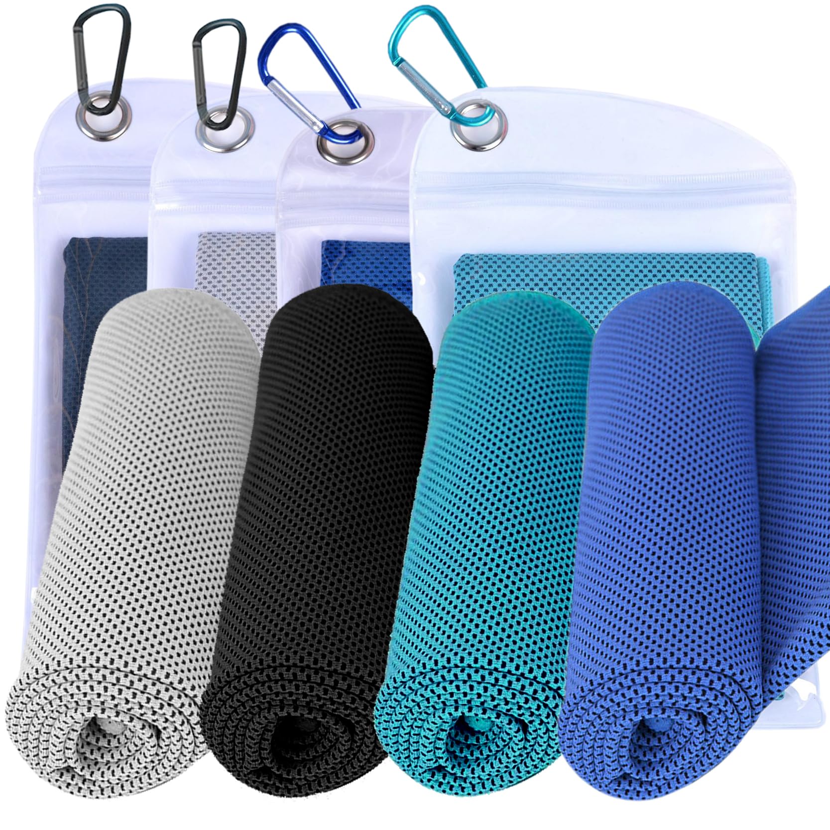 Instant Cooling Towels for Hiking Workout Fitness Camping, Sport Towels for Gym Fitness Yoga Jogging Running & Outdoor Activities