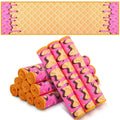 Peryiter 12 Pcs Baseball Ice Cream Drip Cooling Towel Microfiber Absorbent Lightweight Sport Cooling Towel Sweat Sport Rags for Baseball Team Coach Gifts Event Yoga Running Gym(Pink,40 x 12 Inch)
