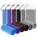 Amgico 6 Pack Cooling Towel 40"X12", Cooling Towels for Neck and Face, Quick Dry Soft Breathable Reusable Microfiber Towels for Hot Weather, Camping, Hiking, Beach, Workout, Running & More Activities