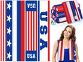 Fanfanwin 30 Pack Flag Day 250 Years Cooling Towels Bulk American Flag Chilly Towels for Neck Face 40 x 12 Inch Cool Breathable Soft Ice Cold Washcloth for Sports Running Gym Yoga Workout