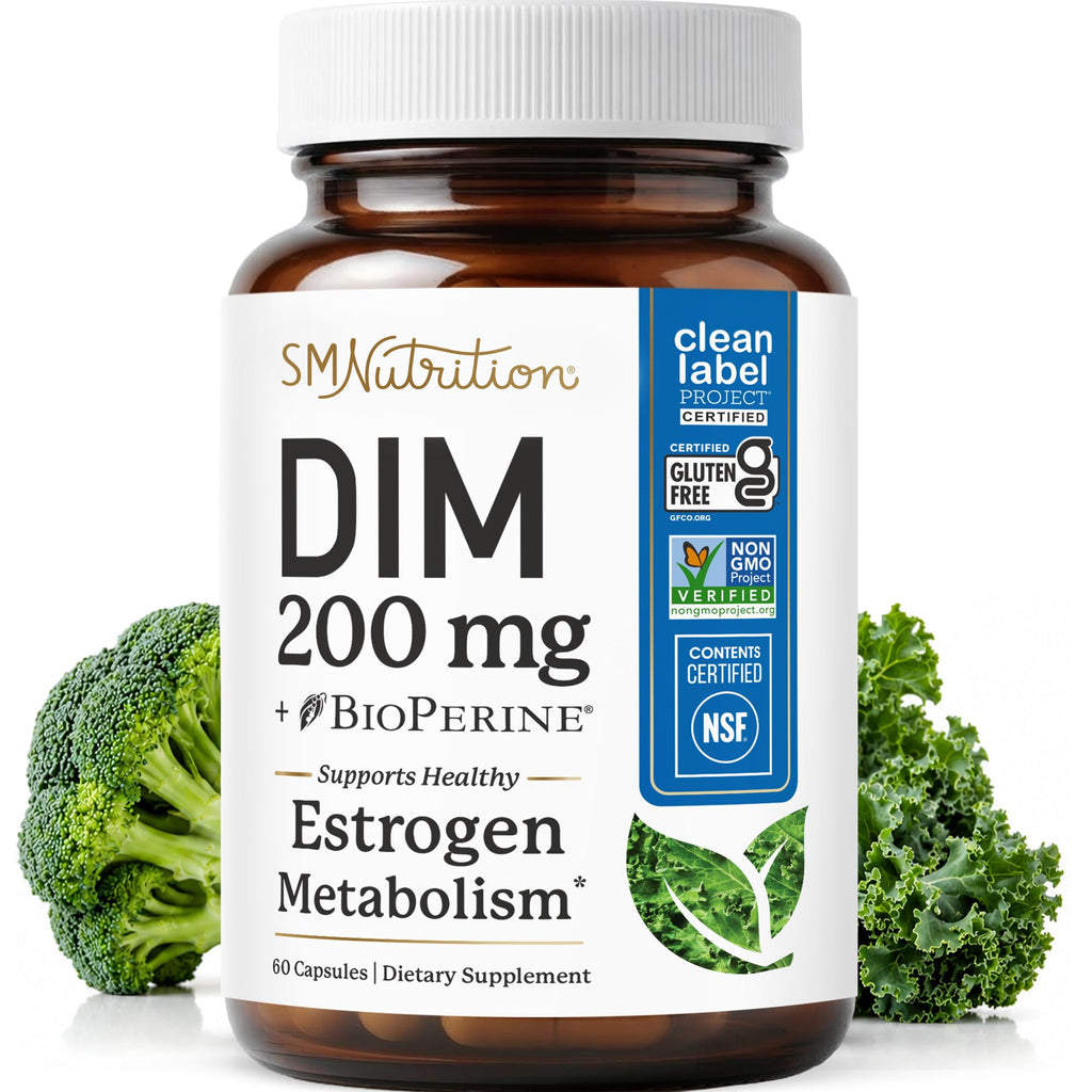 DIM Supplement 200 mg, Estrogen Balance for Women & Men, Doctor-Formulated