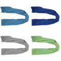 Cooling Towels 4 Pack, 40x12 Inch Cooling Towel for Neck & Face, Sports | Cooling Neck Towel: Ideal for hiking, gardening, road trips, sports events, dog walks and hot weather activities.