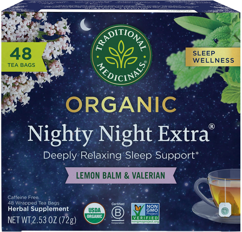 Traditional Medicinals Organic Nighty Night Extra, 48 Tea Bags
