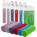 Breathable 6 Pack Cooling Towels for Neck and Face Lightweight Ice Cooling Rags Breathable Microfiber Towels Portable Gym Towels for Yoga Running Camping & Outdoor Sports 39.4" x 11.8"