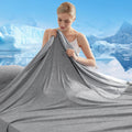 Marchpower Arc-Chill Cooling Blanket for Hot Sleepers Throw Size Beige