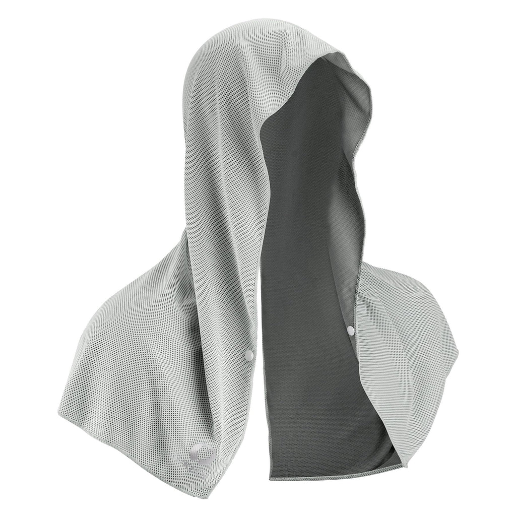 Sukeen Cooling Hoodie Towel, Absorbent Quick-Drying Cooling Towels for Neck and Face, UV Sun Protection Cooling Neck Wraps Sport Head Cooling Towel Hot Weather